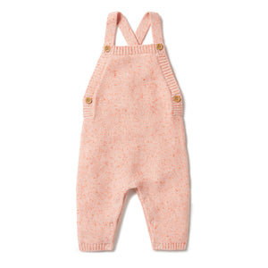 Knitted Overall - Silver Peony Fleck