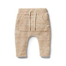 Load image into Gallery viewer, Organic Waffle Slouch Pant - Oatmeal Fleck
