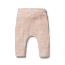 Load image into Gallery viewer, Organic Waffle Slouch Pant - Peony Fleck
