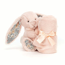 Load image into Gallery viewer, JELLYCAT BLOSSOM BLUSH BUNNY SOOTHER PINK 13X34X34CM
