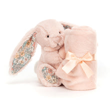 Load image into Gallery viewer, JELLYCAT BLOSSOM BLUSH BUNNY SOOTHER PINK 13X34X34CM
