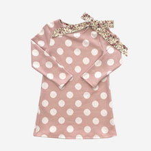 Load image into Gallery viewer, Mary Dress - Pink/White Spot
