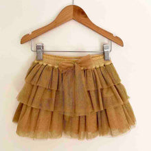 Load image into Gallery viewer, Christmas Gold Sparkle Tutu
