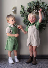Load image into Gallery viewer, Christmas Khaki Green Tailored Unisex Overalls
