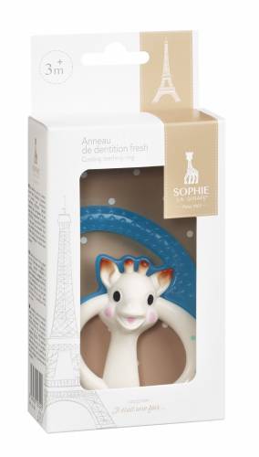 Cooling teething ring