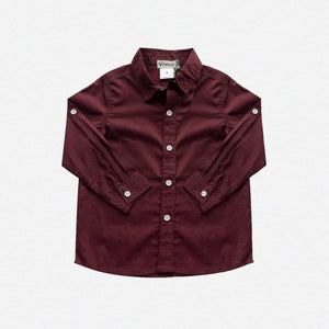 Boys Dress Shirt - Maroon