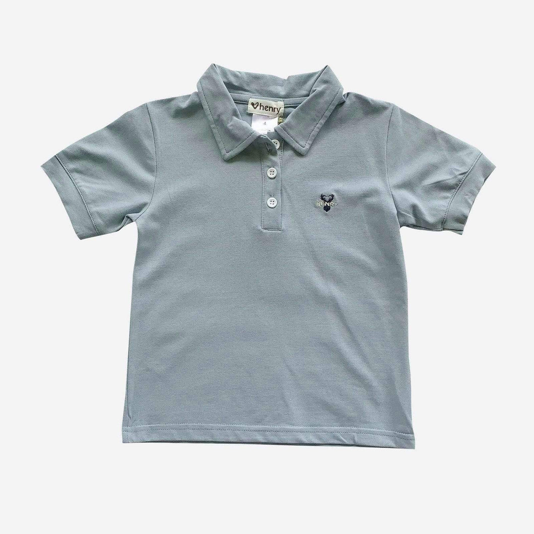 Boys Classic Polo Shirt - Blue