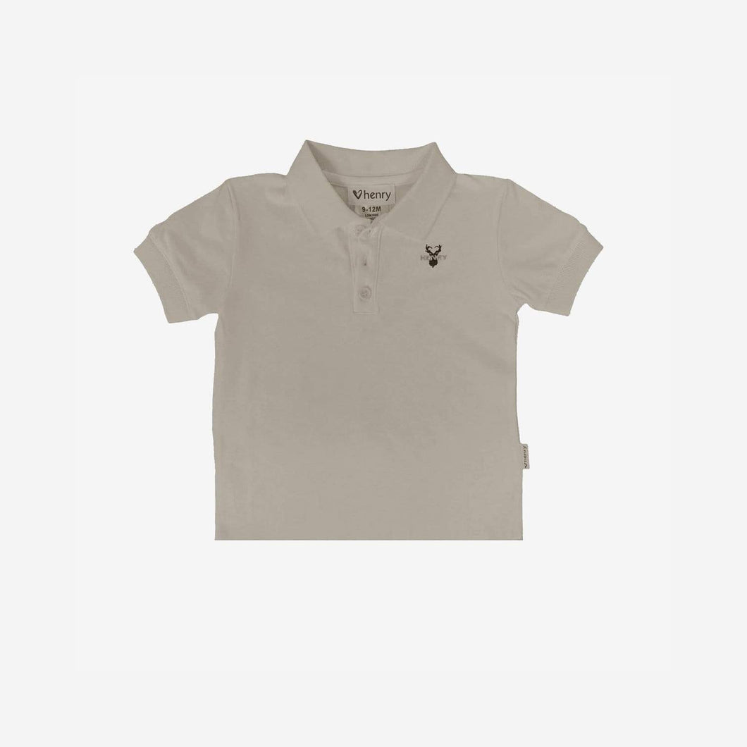 Boys Classic Polo Shirt - Grey