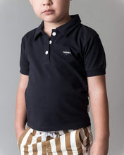 Load image into Gallery viewer, Boys Classic Polo Shirt - Navy
