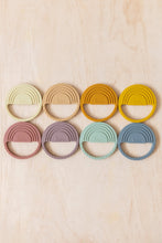 Load image into Gallery viewer, rainbow silicone teethers - Beige
