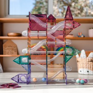 Connetix Tiles 106 Piece Pastel Ball Run Pack